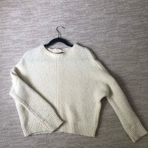 Wooden Ships Cream Boxy Sweater